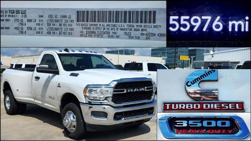 2020 RAM 3500 Tradesman Regular Cab 4x4 8' Box