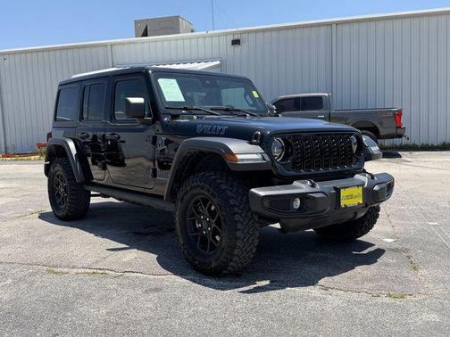 Black Clearcoat 2025 Jeep Wrangler 4xe Willys