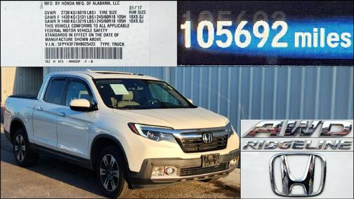 2017 Honda Ridgeline RTL-E