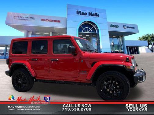 Firecracker Red Clearcoat 2025 Jeep Wrangler 4xe Sahara