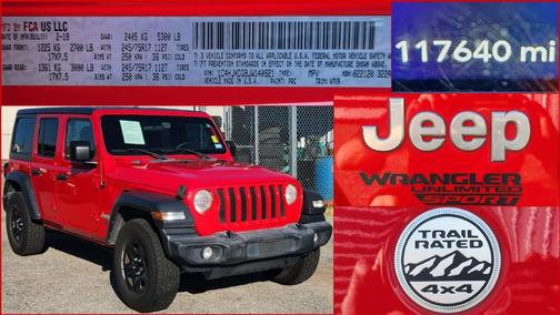 2018 Jeep Wrangler Unlimited Sport