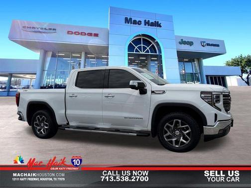 Summit White 2024 GMC Sierra 1500 SLT