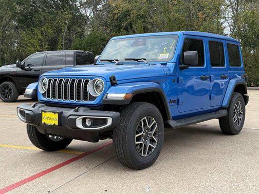 hydro blue pearlcoat 2026 Jeep Wrangler 4-Door Sahara 4x4