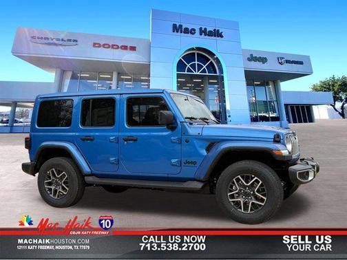 hydro blue pearlcoat 2026 Jeep Wrangler 4-Door Sahara 4x4