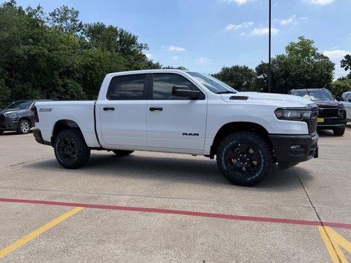 Bright White Clearcoat 2026 RAM 1500 Warlock Crew Cab 4x4 5'7' Box