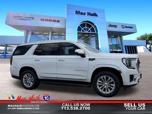 White Frost Tricoat 2021 GMC Yukon SLT
