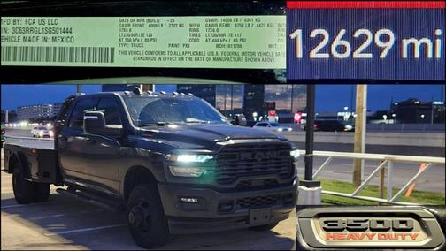 2025 RAM 3500 Tradesman Crew Cab 4x4 8' Box