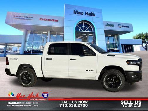 Bright White Clearcoat 2026 RAM 1500 Warlock Crew Cab 4x4 5'7' Box