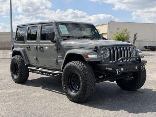 Sting-Gray Clearcoat 2023 Jeep Wrangler 4xe Sahara