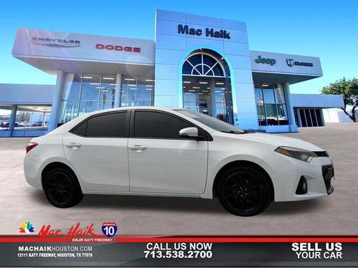 Super White 2016 Toyota Corolla S w/Special Edition Pkg