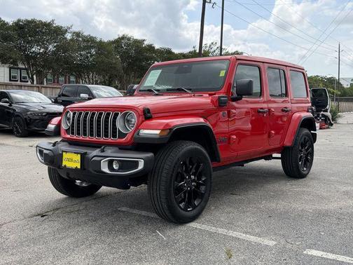Firecracker Red Clearcoat 2025 Jeep Wrangler 4xe Sahara