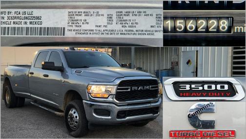 2022 RAM 3500 Tradesman Crew Cab 4x4 8' Box