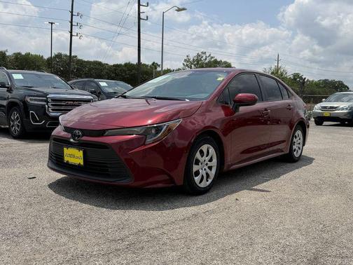 Celestite/Midnight Black Metallic 2024 Toyota Corolla LE
