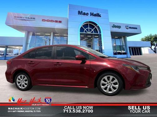 Celestite/Midnight Black Metallic 2024 Toyota Corolla LE