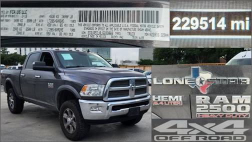 2018 RAM 2500 Lone Star Crew Cab 4x4 6'4' Box