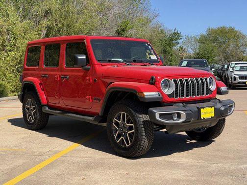 Firecracker Red Clearcoat 2026 Jeep Wrangler 4-Door Sahara 4x4