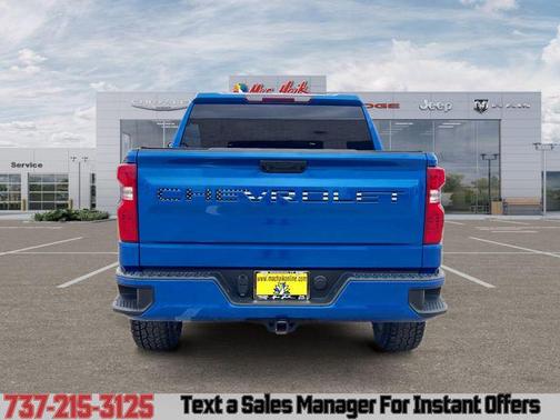 Glacier Blue Metallic 2022 Chevrolet Silverado 1500 Custom