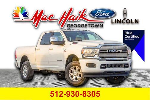Bright White Clearcoat 2023 RAM 3500 Laramie Crew Cab 4x4 6'4' Box