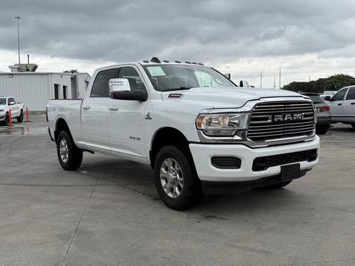 Bright White Clearcoat 2023 RAM 3500 Laramie Crew Cab 4x4 6'4' Box