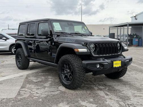 Black Clearcoat 2025 Jeep Wrangler 4xe Willys