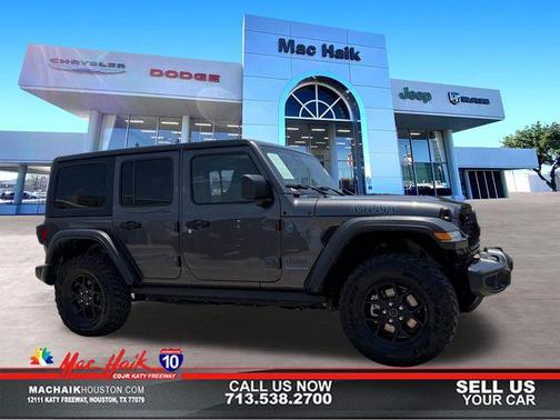 Granite Crystal Metallic Clearcoat 2025 Jeep Wrangler 4xe Willys