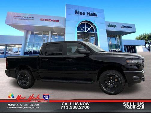 Diamond Black Crystal Pearlcoat 2026 RAM 1500 Warlock Crew Cab 4x4 5'7' Box
