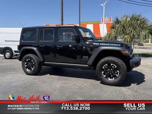 Black Clearcoat 2025 Jeep Wrangler 4xe Rubicon