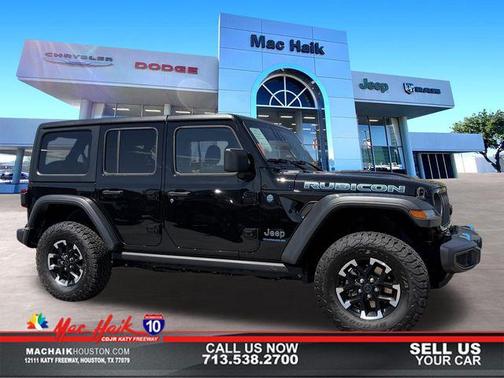 Black Clearcoat 2025 Jeep Wrangler 4xe Rubicon