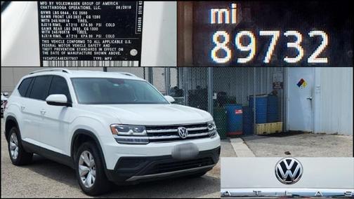 2019 Volkswagen Atlas 2.0T S