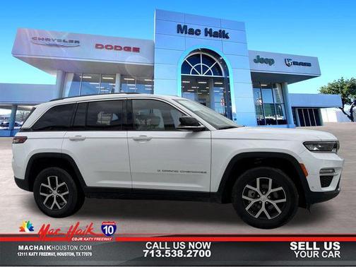 Bright White Clearcoat 2023 Jeep Grand Cherokee Limited