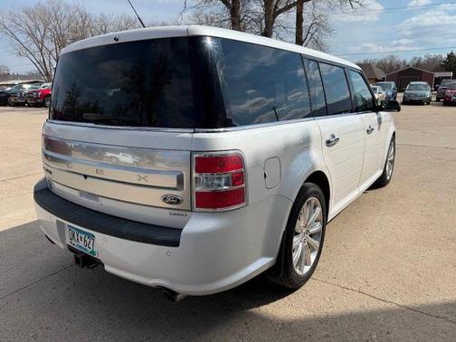 White Platinum Metallic Tri-Coat 2013 Ford Flex Limited w/EcoBoost