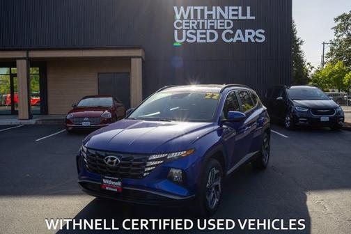Blue 2022 Hyundai TUCSON SEL