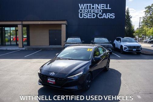 Black 2023 Hyundai ELANTRA SEL