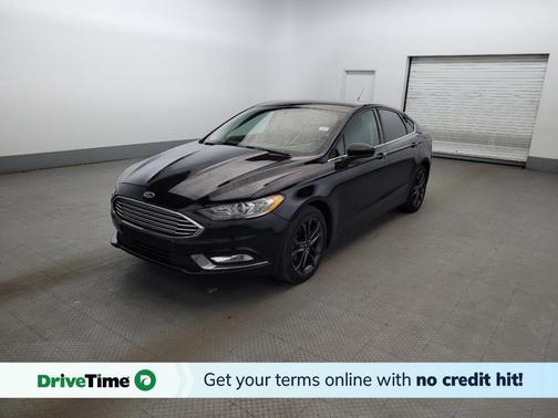 Shadow Black 2018 Ford Fusion SE