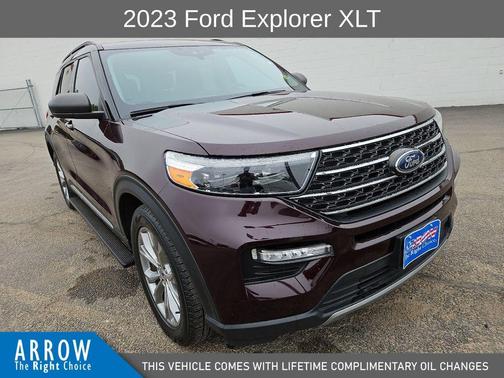 Red Metallic 2023 Ford Explorer XLT