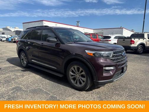Red Metallic 2023 Ford Explorer XLT