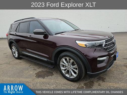 Red Metallic 2023 Ford Explorer XLT