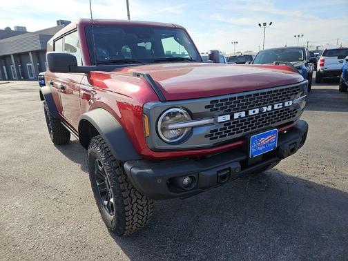 Red 2026 Ford Bronco Badlands
