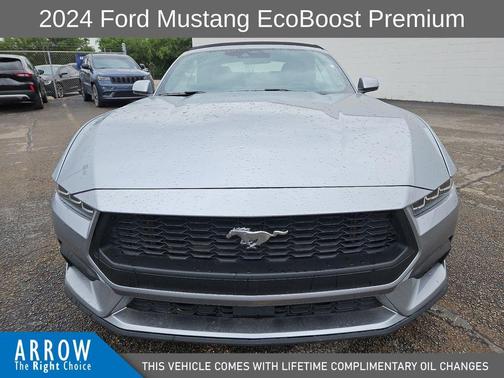 Silver Metallic 2024 Ford Mustang EcoBoost Premium