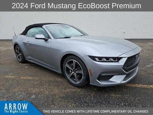 Silver Metallic 2024 Ford Mustang EcoBoost Premium