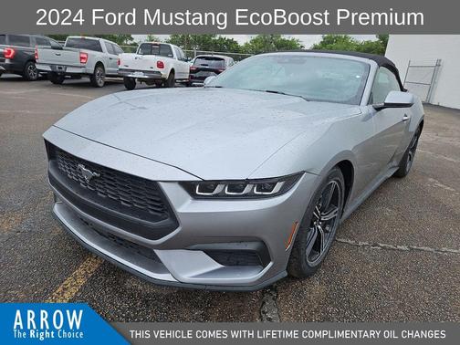 Silver Metallic 2024 Ford Mustang EcoBoost Premium