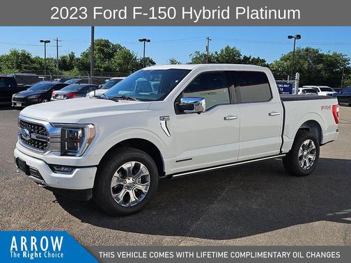White Metallic 2023 Ford F-150 Platinum