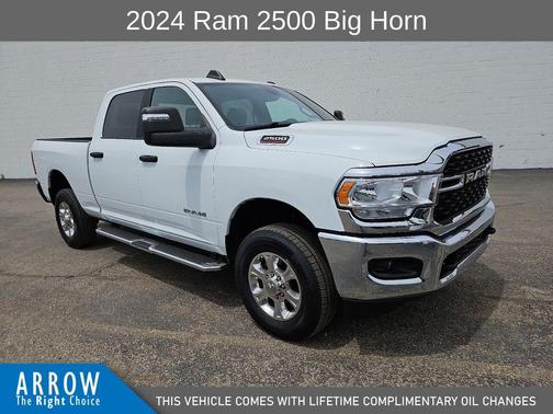 Bright White Clearcoat 2024 RAM 2500 Big Horn