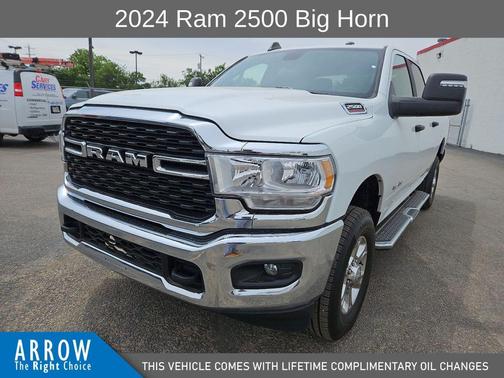 Bright White Clearcoat 2024 RAM 2500 Big Horn
