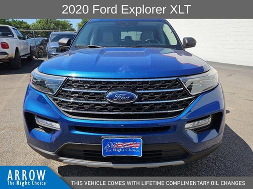 Blue Metallic 2020 Ford Explorer XLT