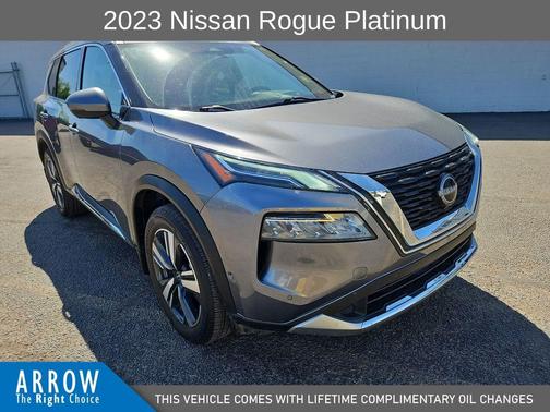 Gun Metallic 2023 Nissan Rogue Platinum