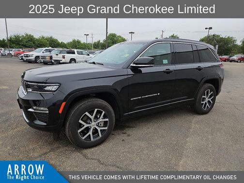 Diamond Black 2025 Jeep Grand Cherokee Limited