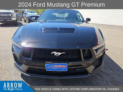 Shadow Black 2024 Ford Mustang GT Premium