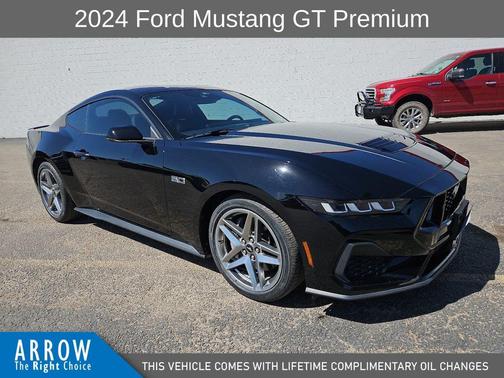 Shadow Black 2024 Ford Mustang GT Premium