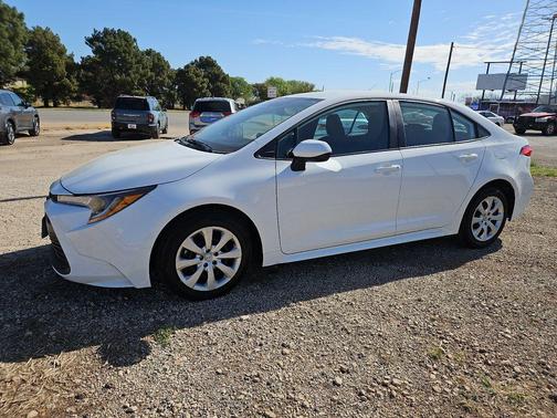 White 2025 Toyota Corolla LE